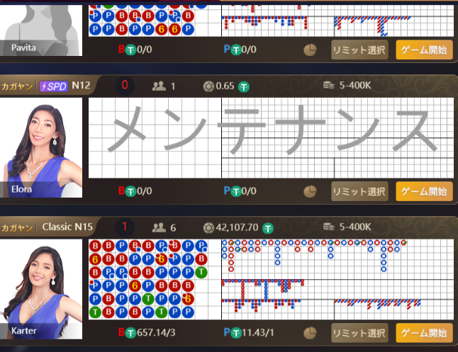 ライブカジノ